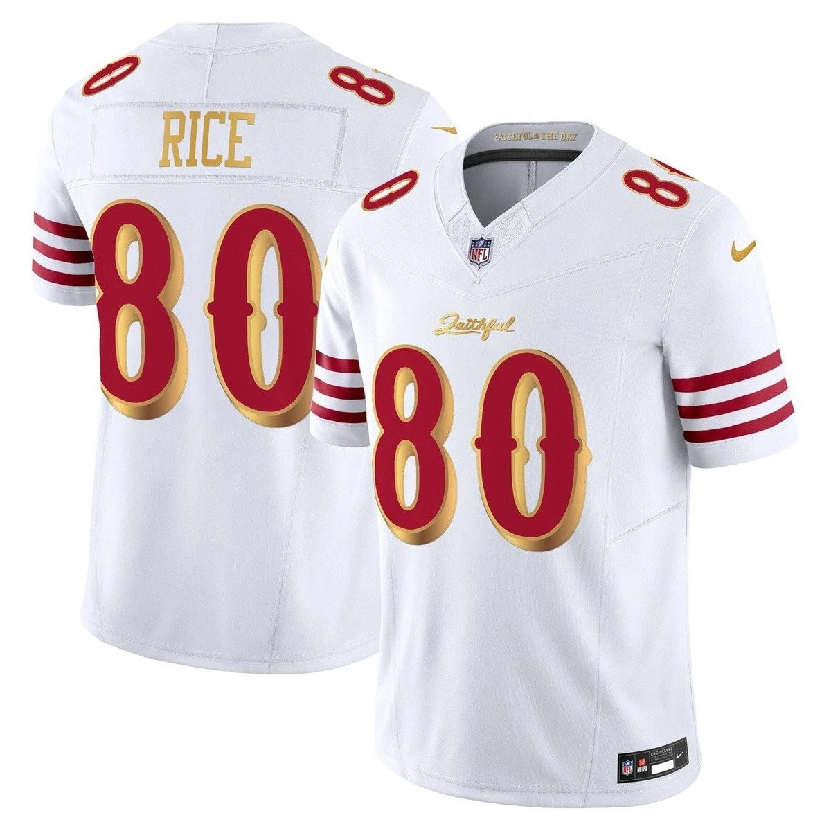 Men's Jerry Rice San Francisco 49ers 2025 Rivalries Collection F.U.S.E. Limited White Jersey