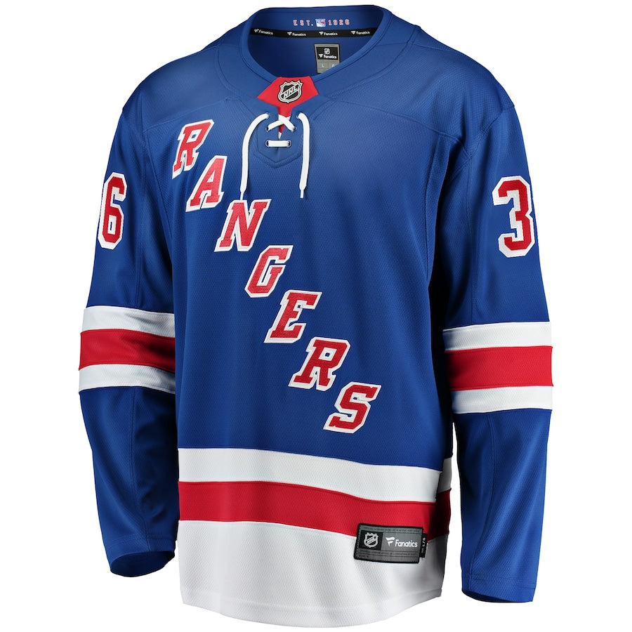Anton Blidh New York Rangers   Home Breakaway Jersey - Blue