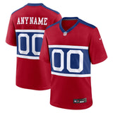 New York Giants Nike Alternate Game Custom Jersey - Century Red