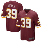Jeremy Reaves Washington Football Team Nike Game   Jersey - Burgundy