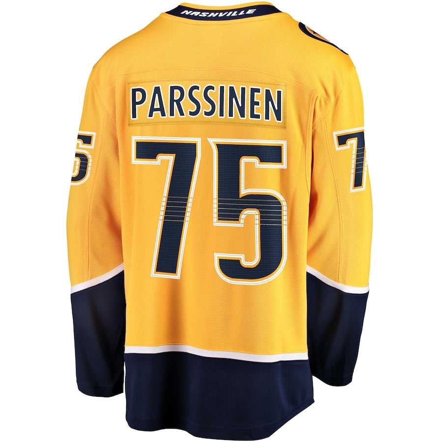 Juuso Parssinen Nashville Predators   Home Breakaway Jersey - Gold