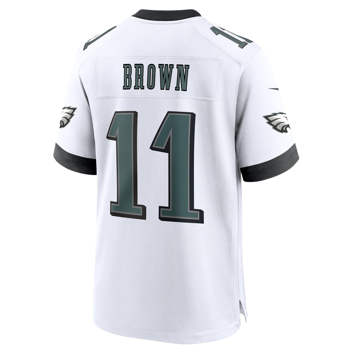A.J. Brown Philadelphia Eagles Nike White Game Jersey - White