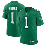 Jalen Hurts Philadelphia Eagles Nike Alternate Game   Jersey - Kelly Green