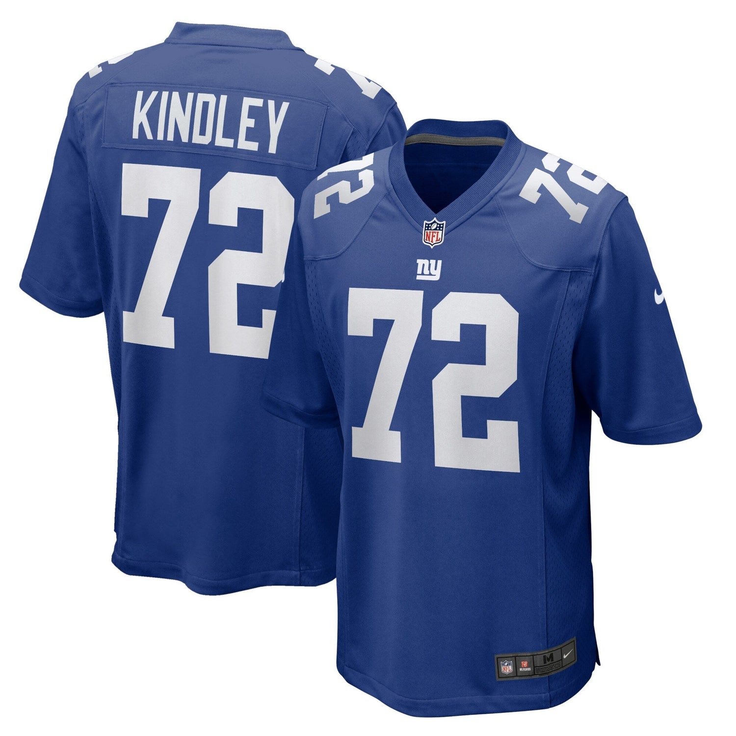 Solomon Kindley New York Giants Nike Home Game   Jersey - Royal