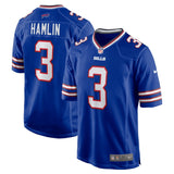Damar Hamlin Buffalo Bills Nike Home Game   Jersey - Royal