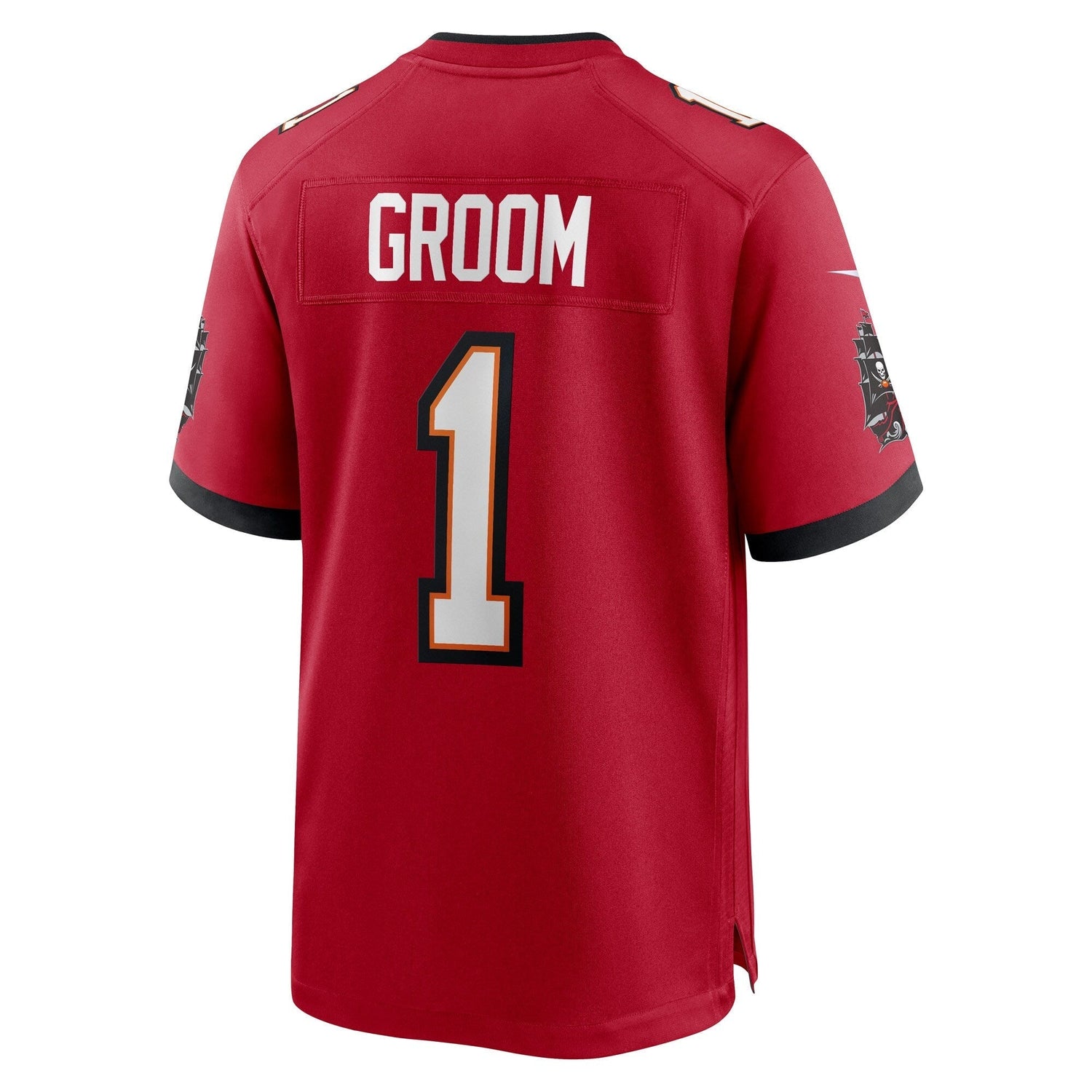 Number 1 Groom Tampa Bay Buccaneers Nike Game Jersey - Red