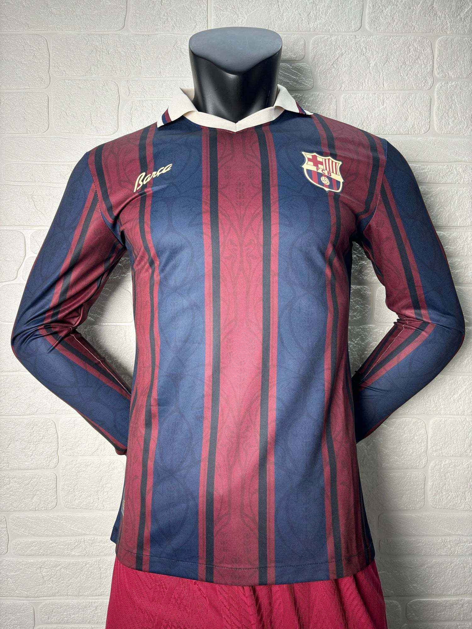 2025-26 Barcelona 125th Anniversary Player Version Long Sleeve