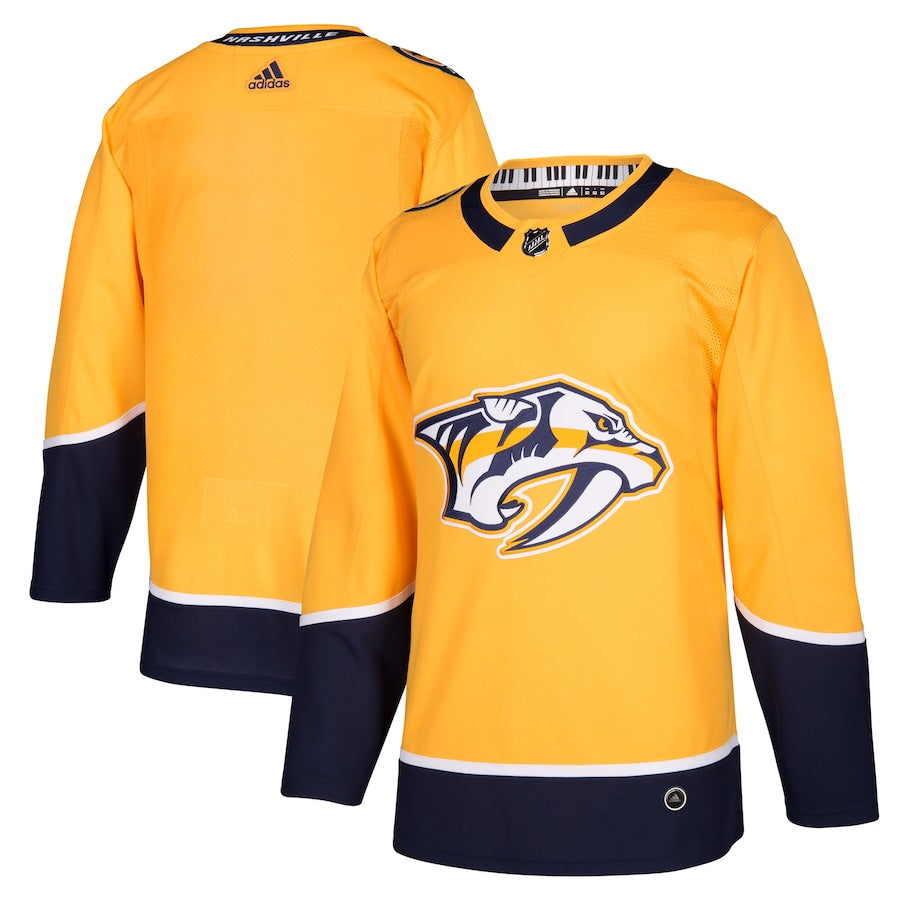 Nashville Predators   Home   Blank Jersey - Gold