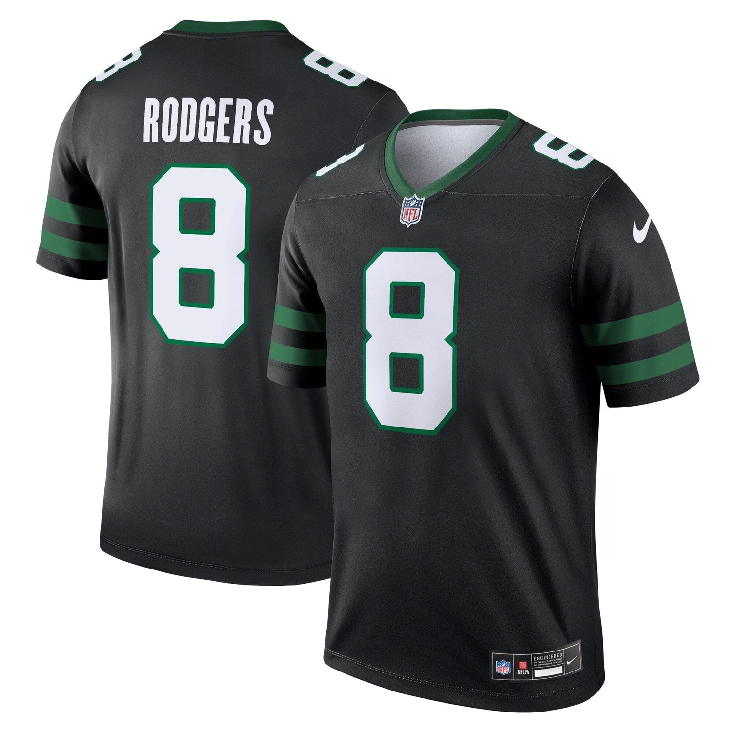 Aaron Rodgers New York Jets Nike Alternate Legend Jersey  - Legacy Black