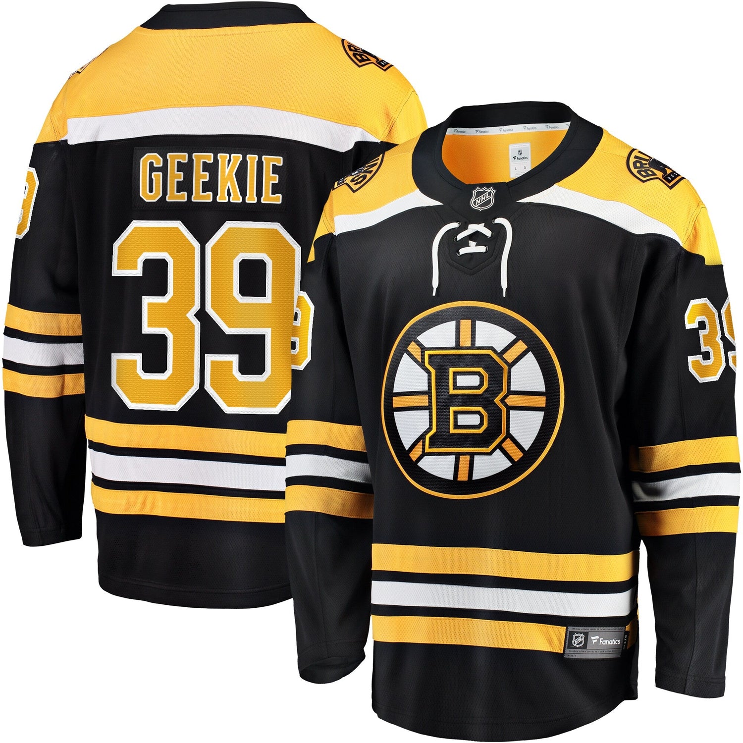 Morgan Geekie Boston Bruins   Home Breakaway Jersey - Black
