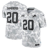 Barry Sanders Detroit Lions Nike 2024 Salute to Service Retired   Limited Jersey - Arctic Camo