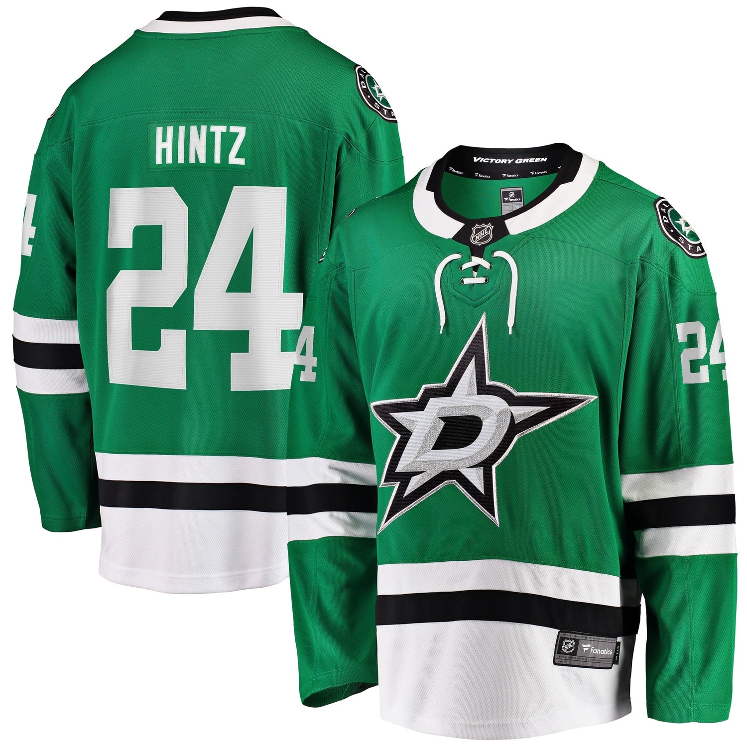 Roope Hintz Dallas Stars   Home Breakaway  Jersey - Kelly Green