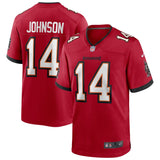 Brad Johnson Tampa Bay Buccaneers Nike Game Retired   Jersey - Red