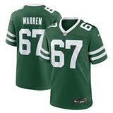 Carter Warren New York Jets Nike Team Game Jersey - Legacy Green