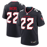 Cam Akers Houston Texans Nike Team Game Jersey -  Navy
