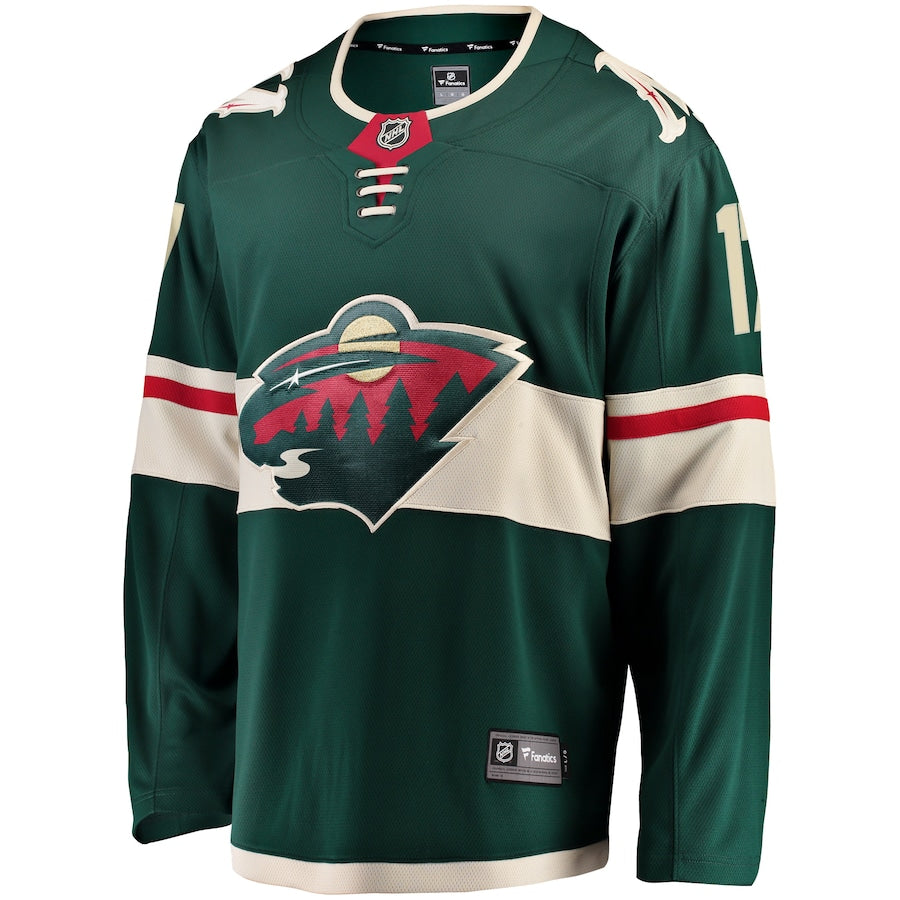 Marcus Foligno Minnesota Wild   Breakaway Jersey - Green