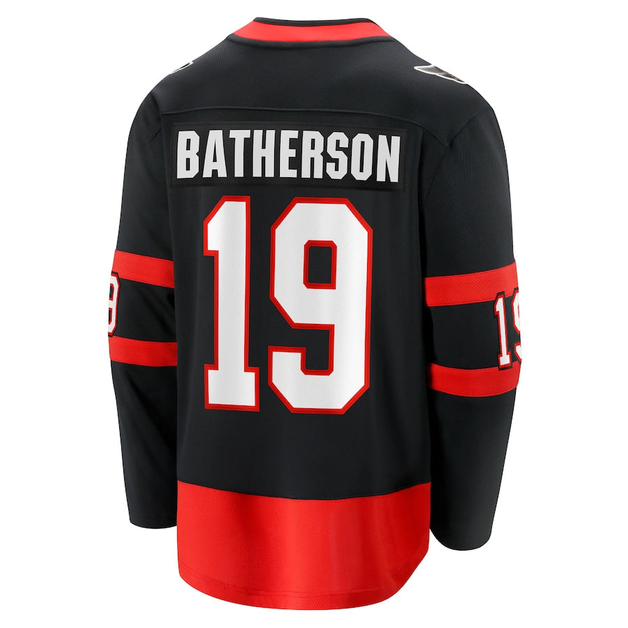 Drake Batherson Ottawa Senators   Home Breakaway Jersey - Black