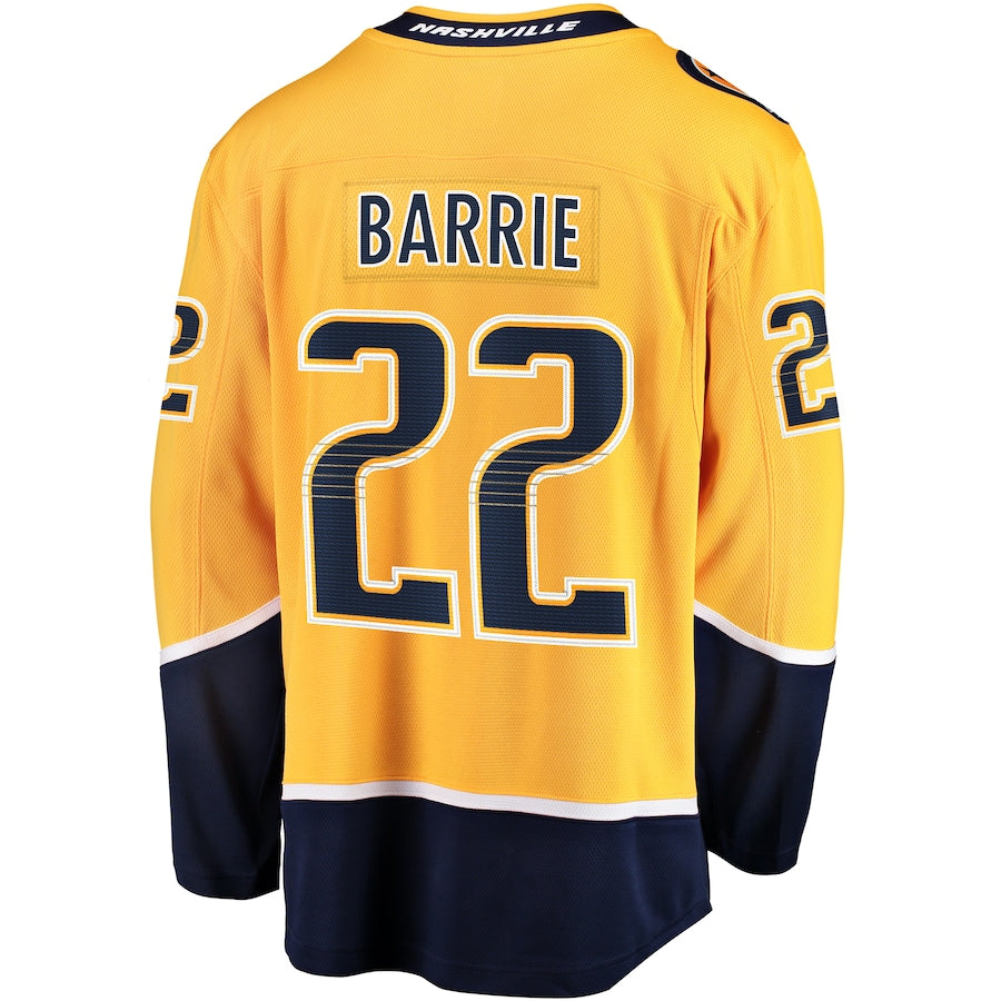 Tyson Barrie Nashville Predators   Home Breakaway Jersey - Gold