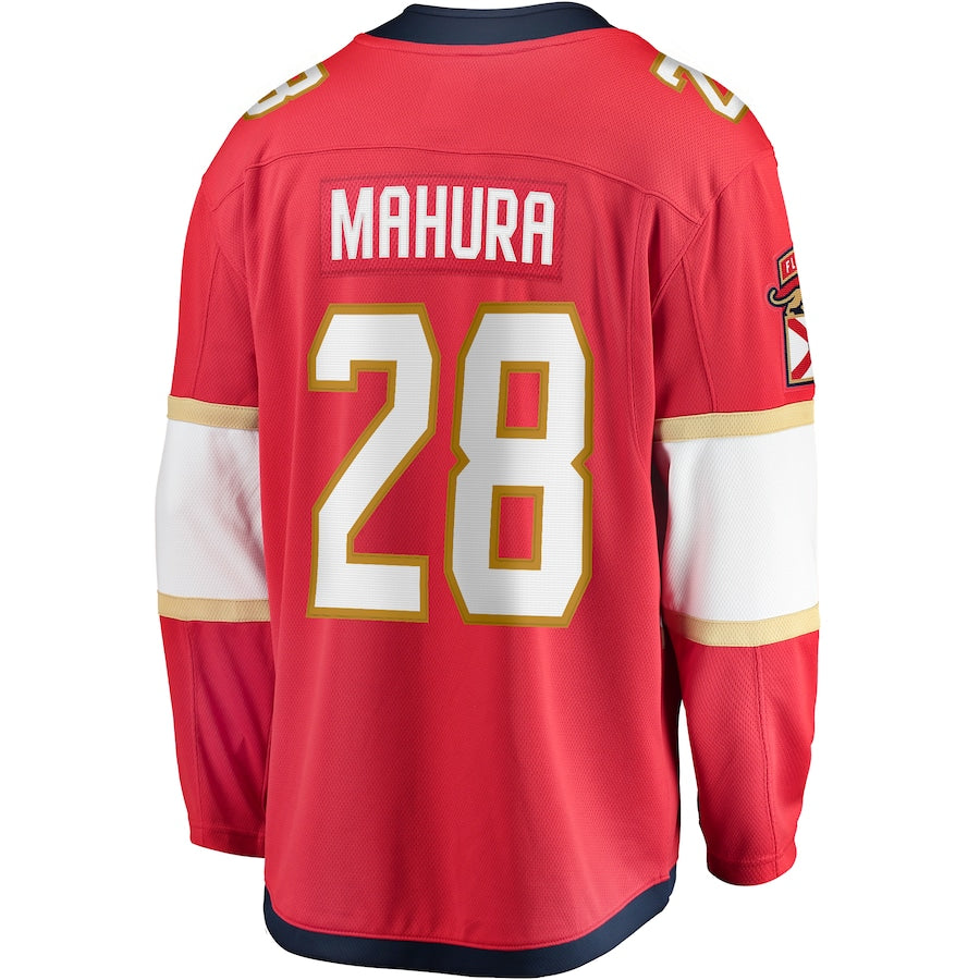 Josh Mahura Florida Panthers   Premier Breakaway  Jersey - Red