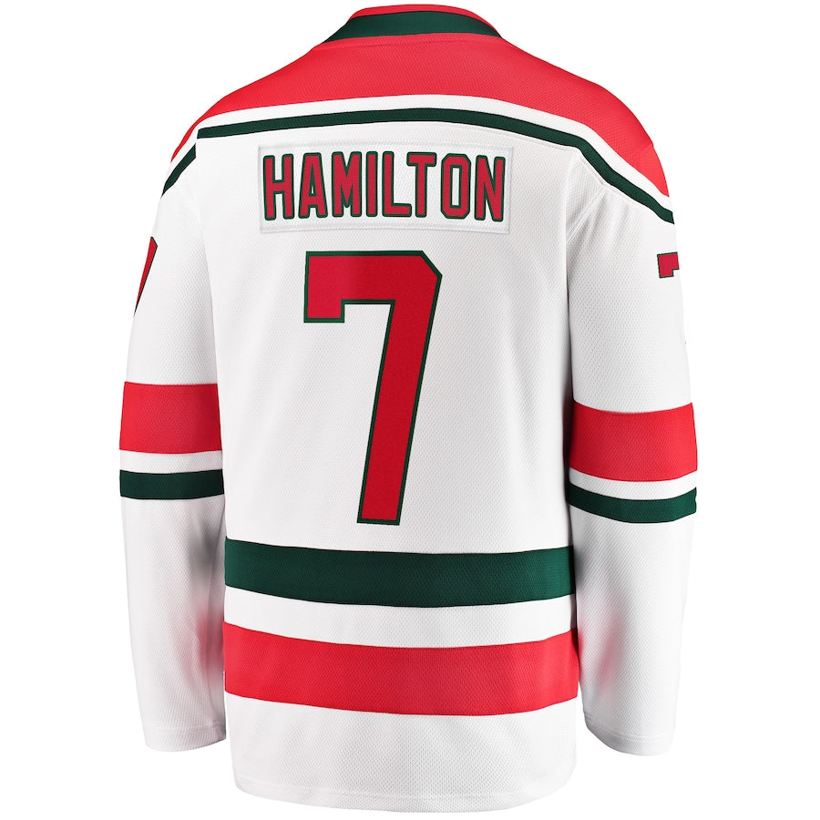 Dougie Hamilton New Jersey Devils   2022/23 Heritage Premier Breakaway Jersey - White