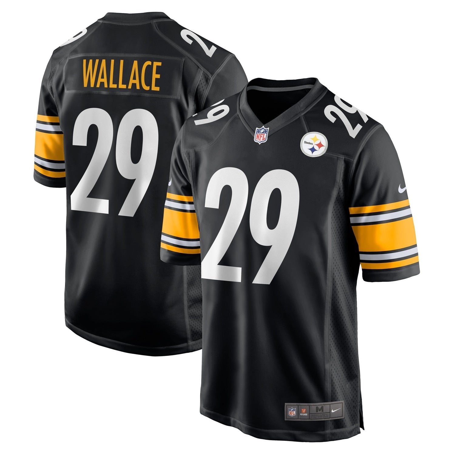 Levi Wallace Pittsburgh Steelers Nike Game   Jersey - Black