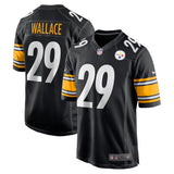 Levi Wallace Pittsburgh Steelers Nike Game   Jersey - Black