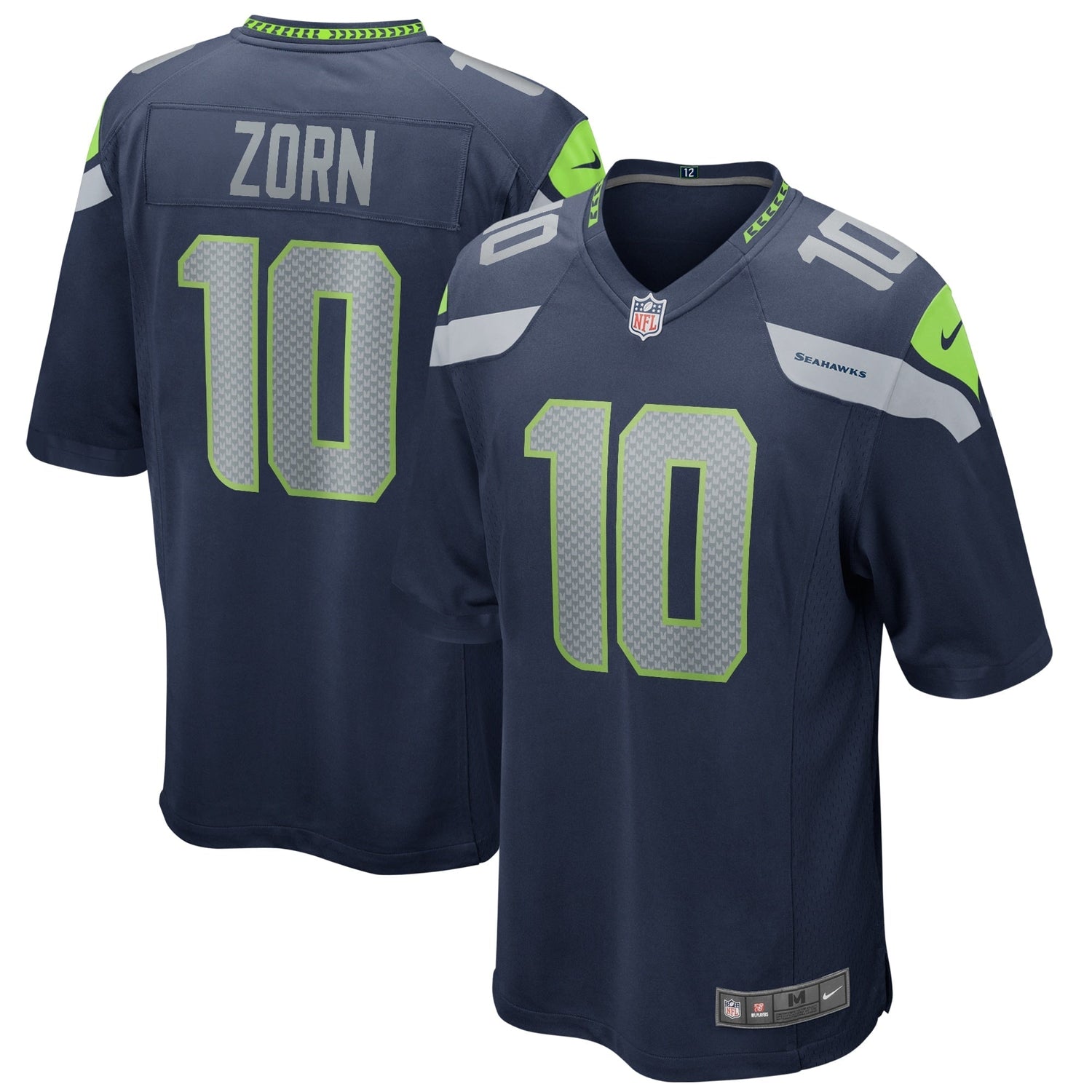 Jim Zorn Seattle Seahawks Nike Game Retired   Jersey - College Navy
