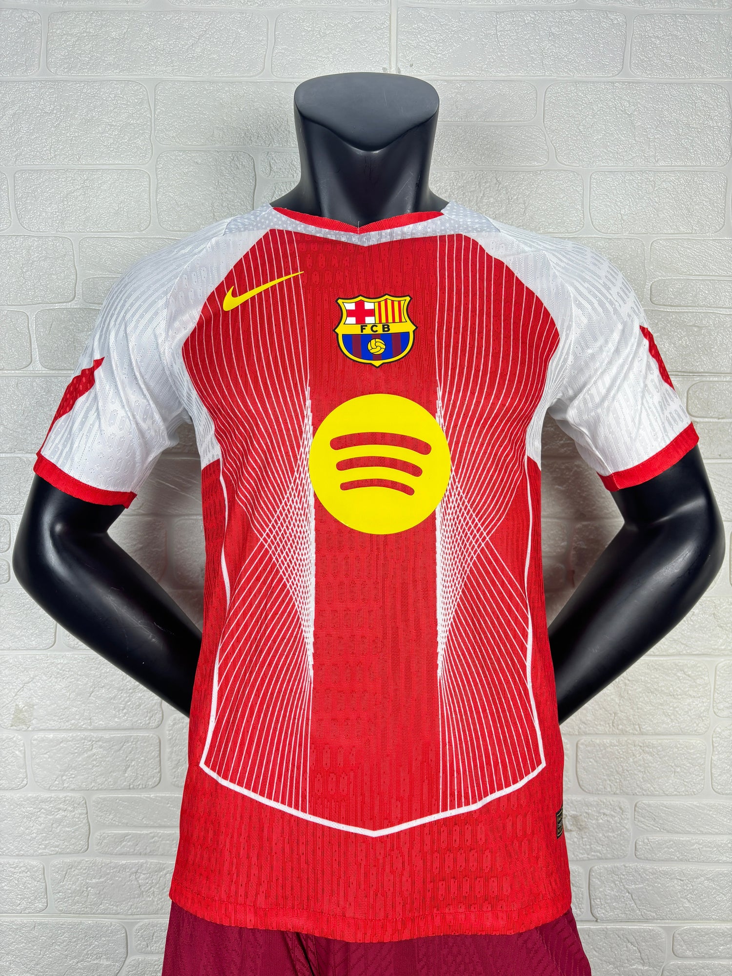 2025-26 FC Barcelona Special Edition Red Player Version Jersey