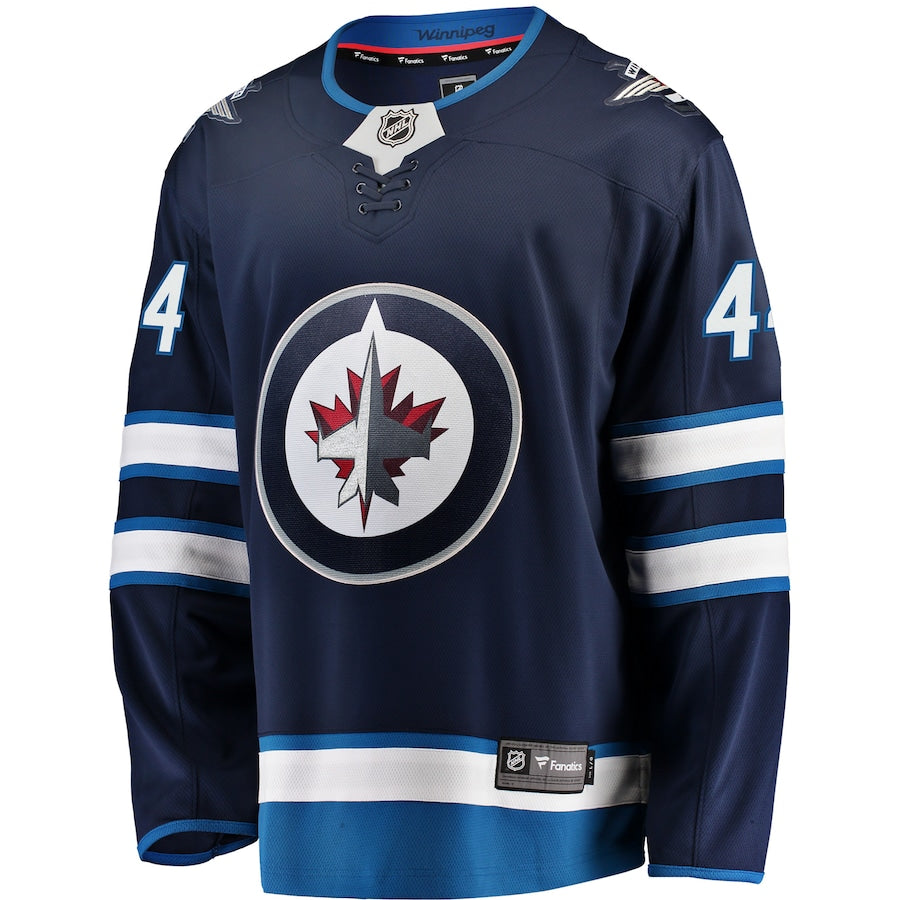 Men's Winnipeg Jets Josh Morrissey Fanatics Navy Breakaway  Jersey