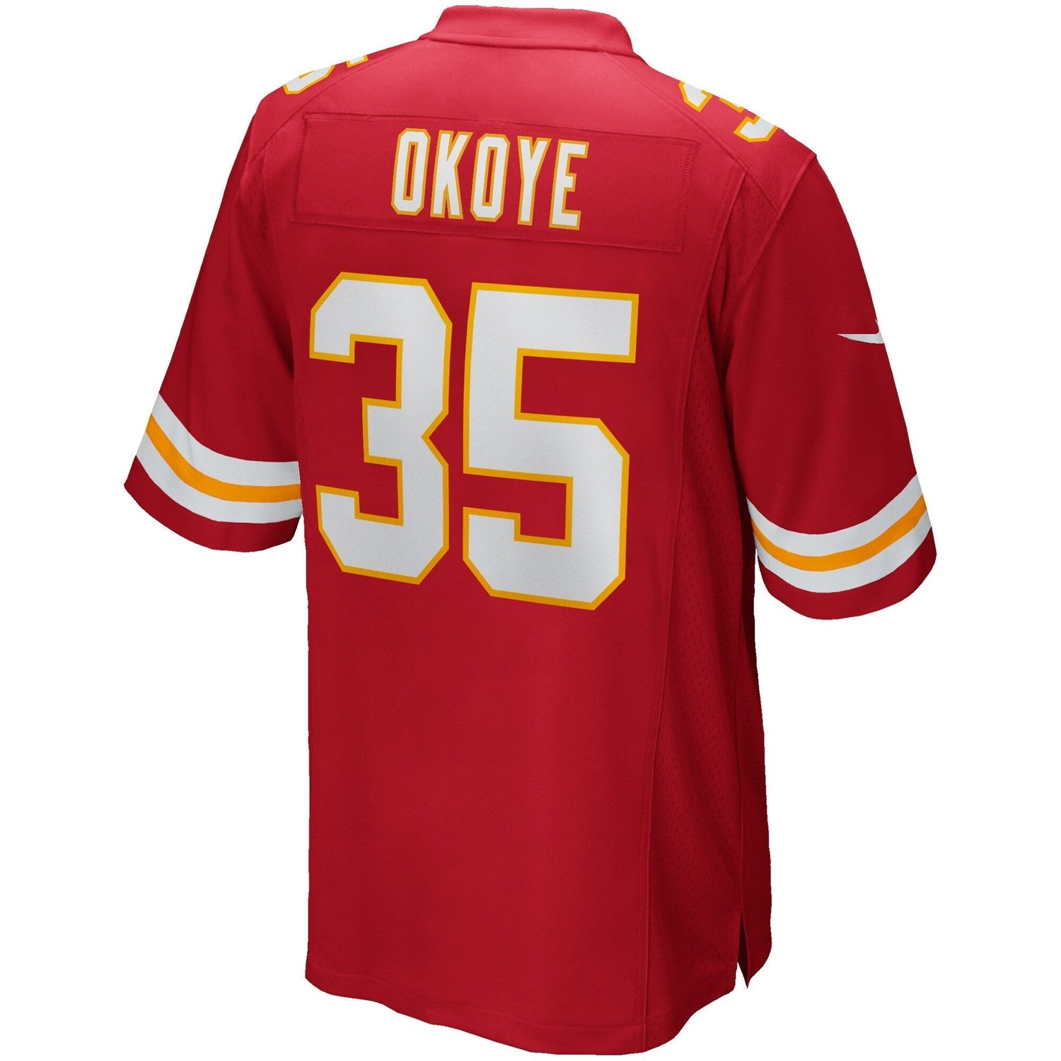 Christian Okoye Kansas City Chiefs Nike Game Retired   Jersey - Red