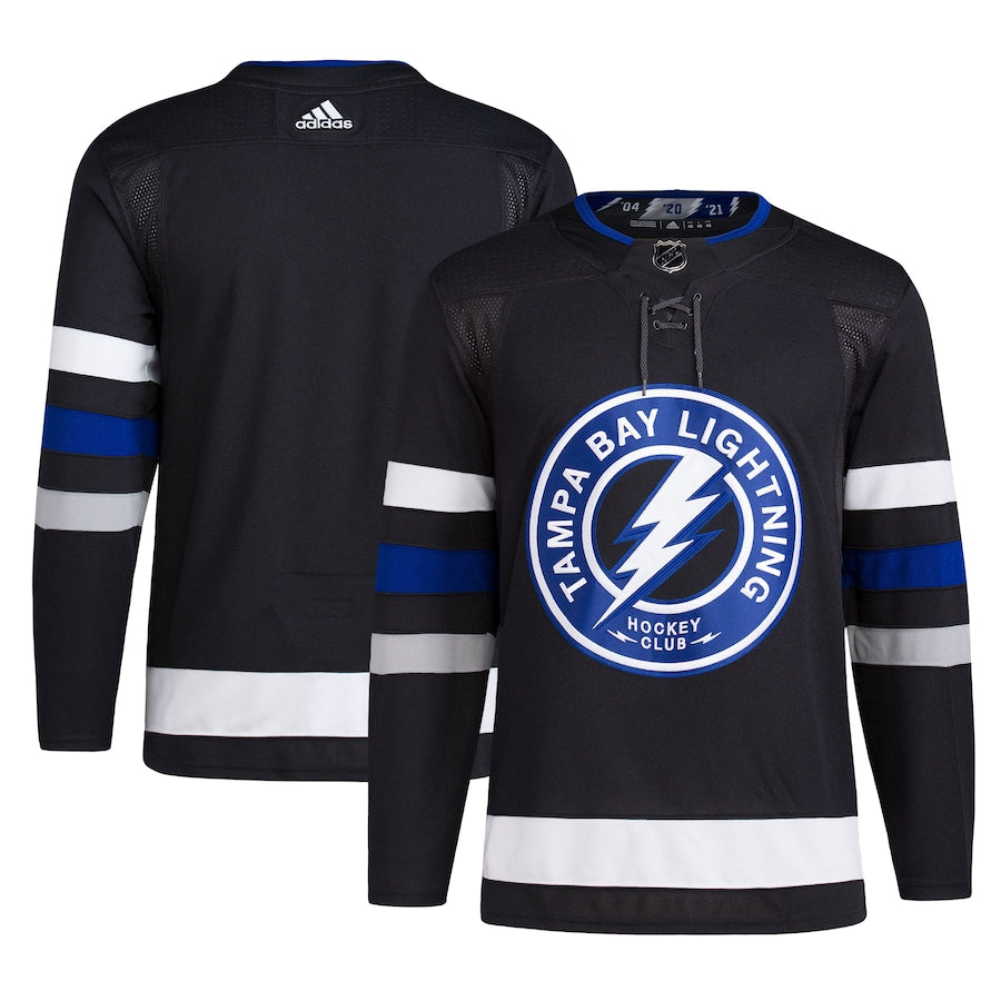 Men's Tampa Bay Lightning adidas Black Alternate Primegreen Authentic Jersey
