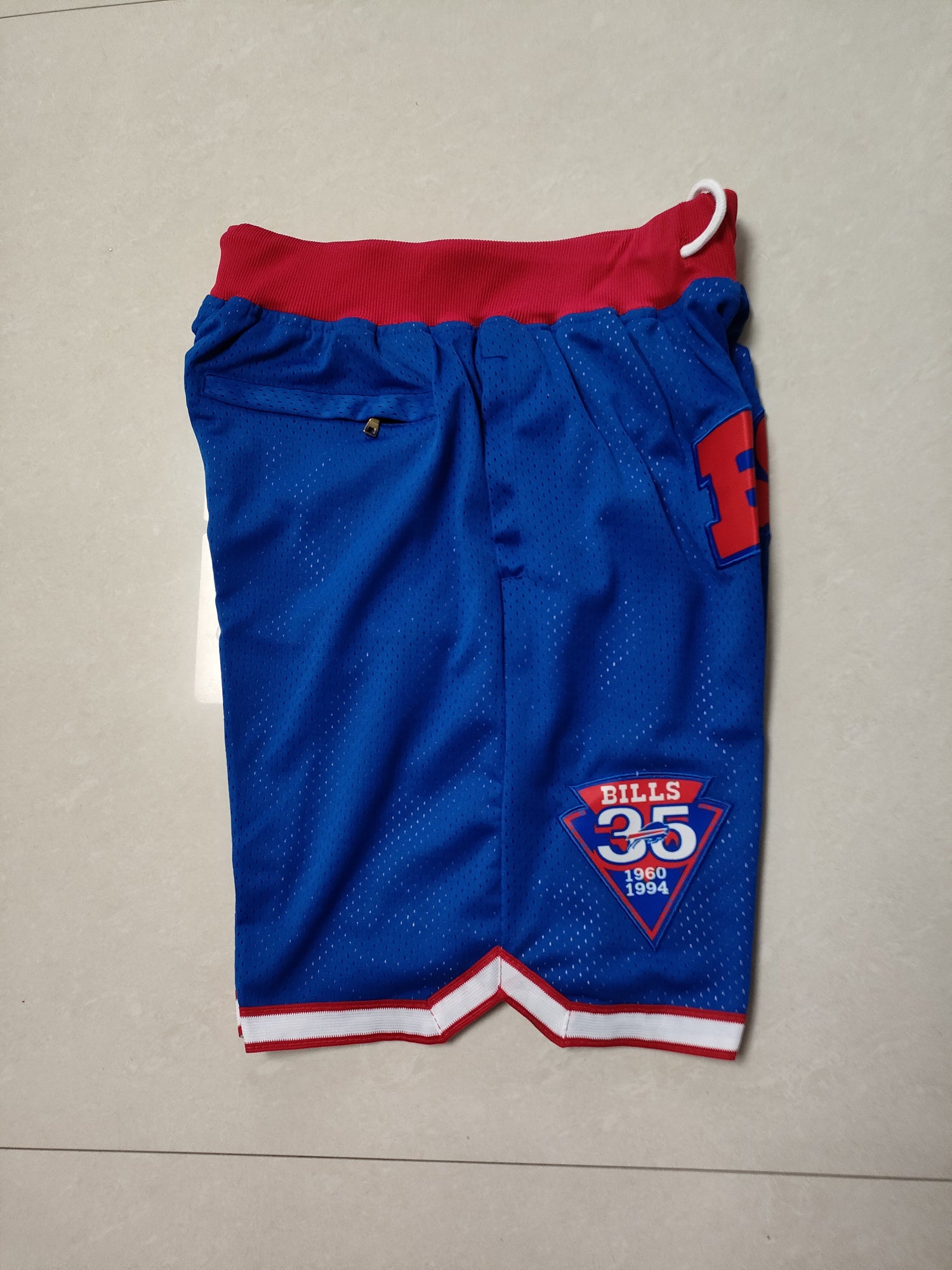 JUST DON Buffalo Bills Pocket Shorts