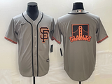 Men's San Francisco Giants Gray Road Player Jersey