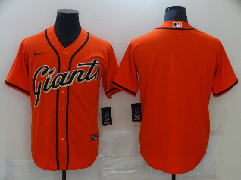 Men's San Francisco Giants Orange  Blank Jersey