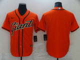 Men's San Francisco Giants Orange  Blank Jersey