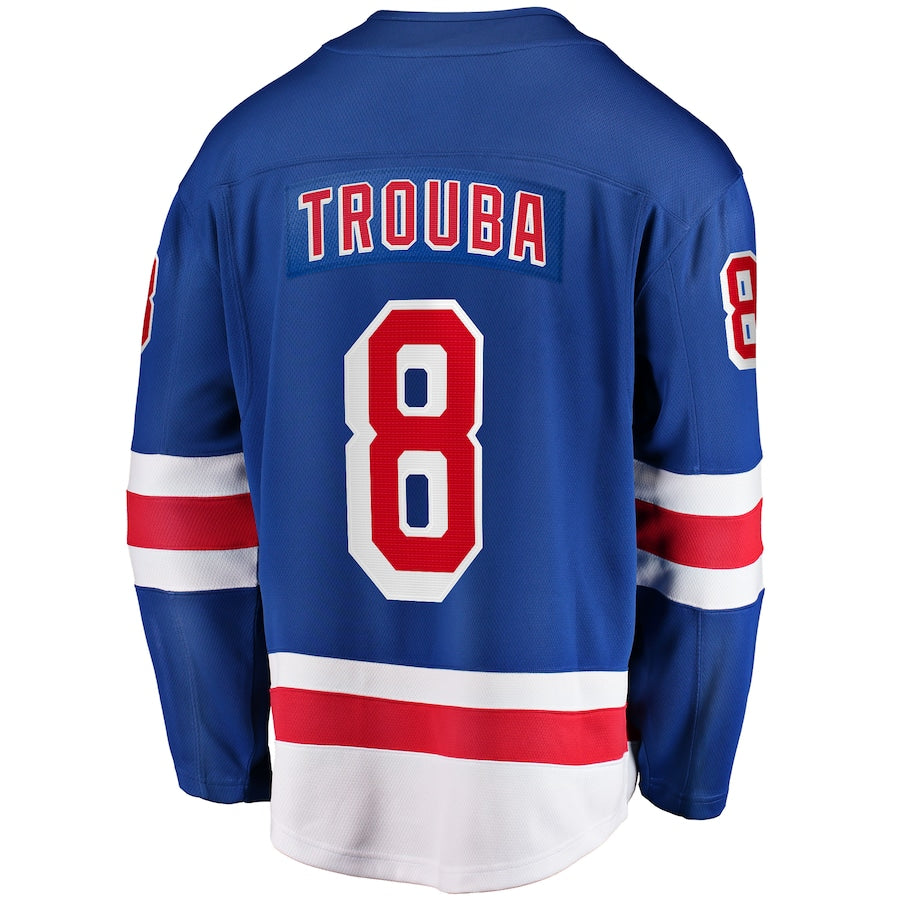 Jacob Trouba New York Rangers   Home Breakaway Jersey - Blue