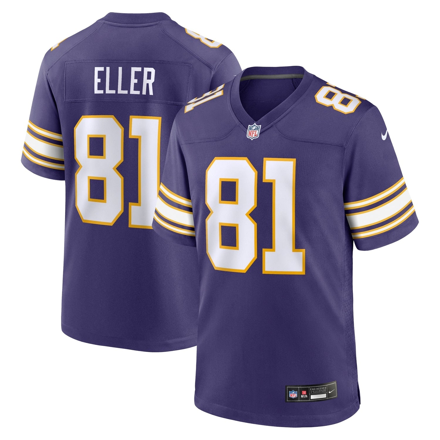 Carl Eller Minnesota Vikings Nike Classic Retired   Jersey - Purple