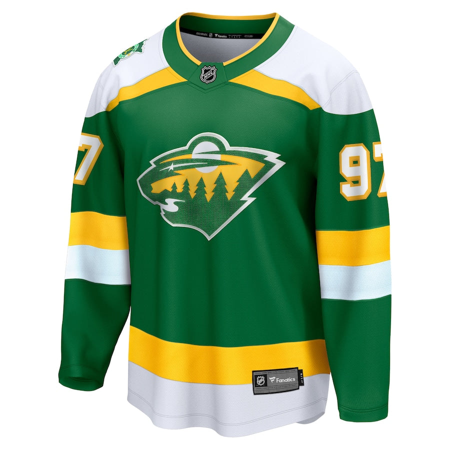 Kirill Kaprizov Minnesota Wild   Alternate Premier Breakaway  Jersey - Green