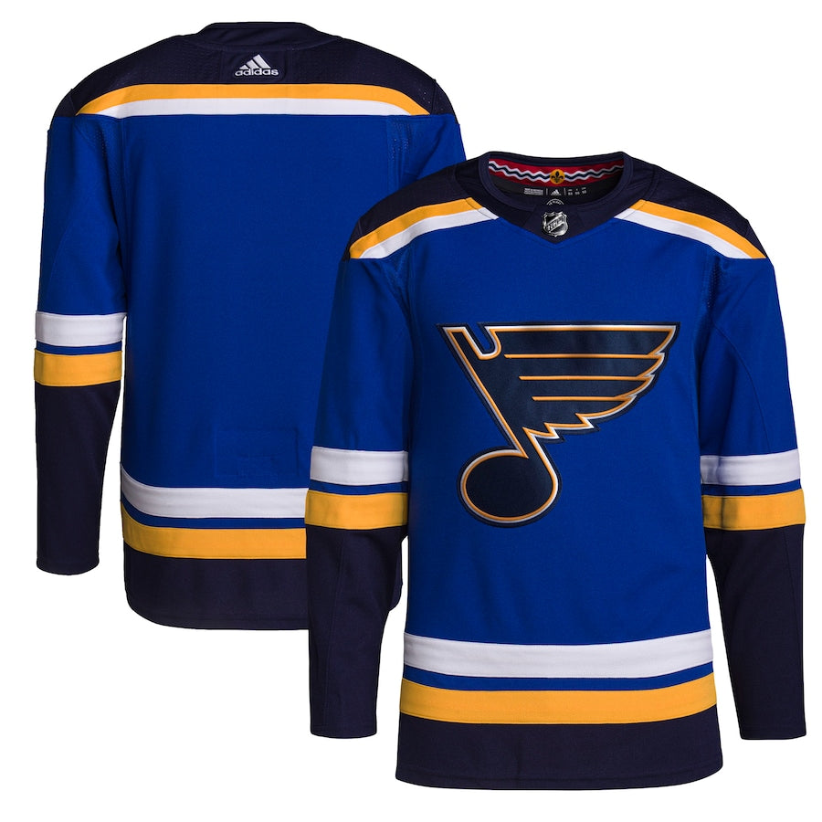 Men's St. Louis Blues adidas Royal Home Authentic Jersey