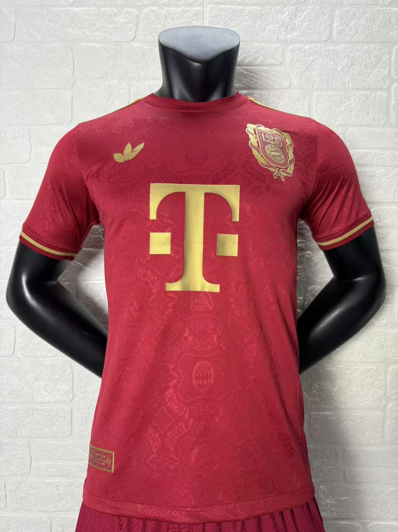 2025-26 Bayern Munich 125th Anniversary Red Player Version Jersey
