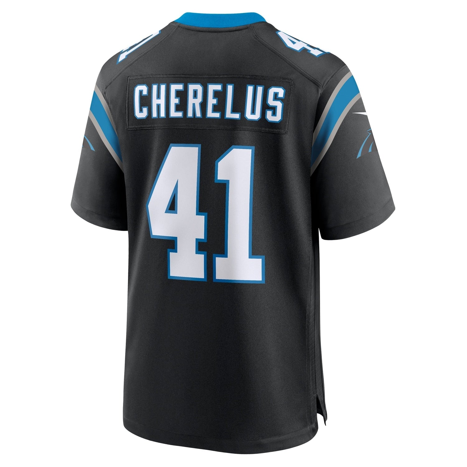 Claudin Cherelus Carolina Panthers Nike Team Game Jersey -  Black