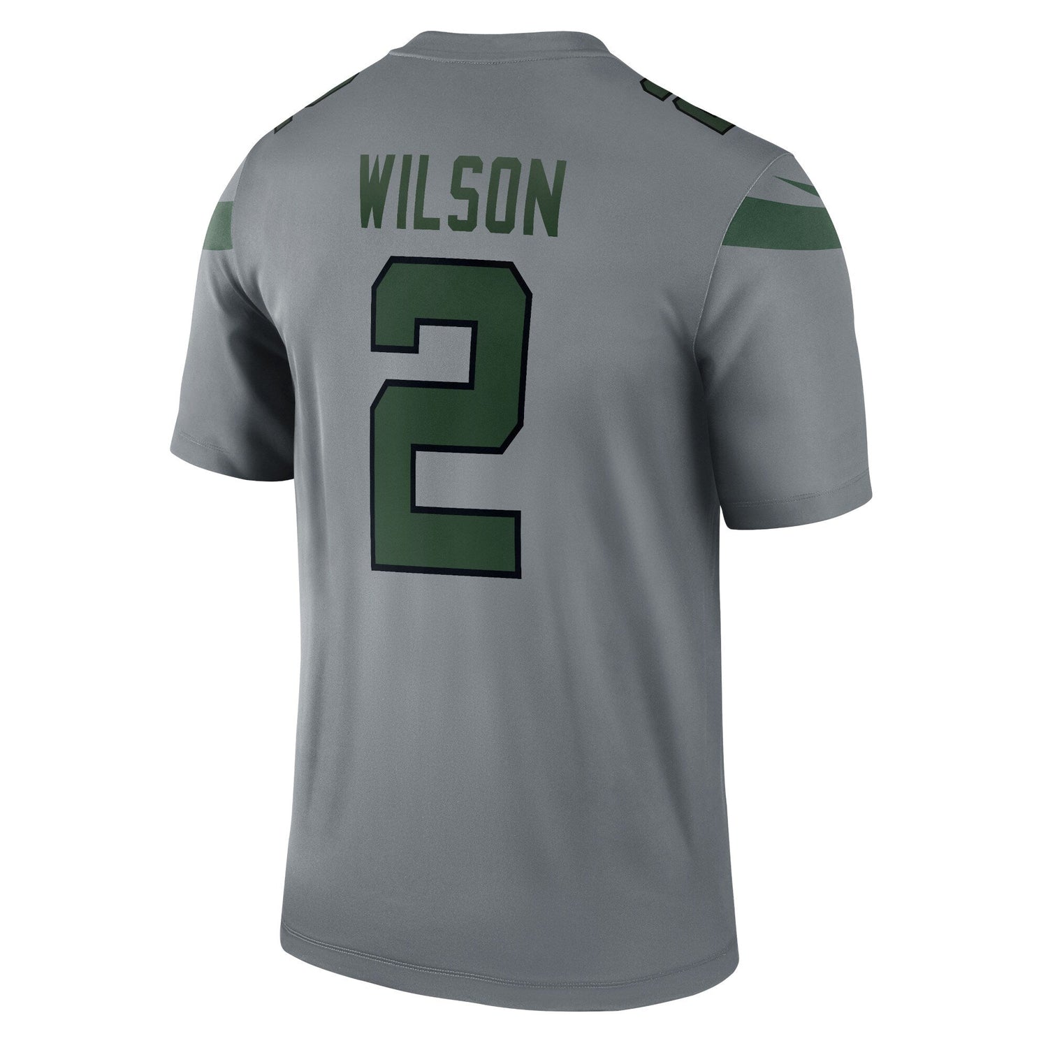 Zach Wilson New York Jets Nike Inverted Legend Jersey - Gray