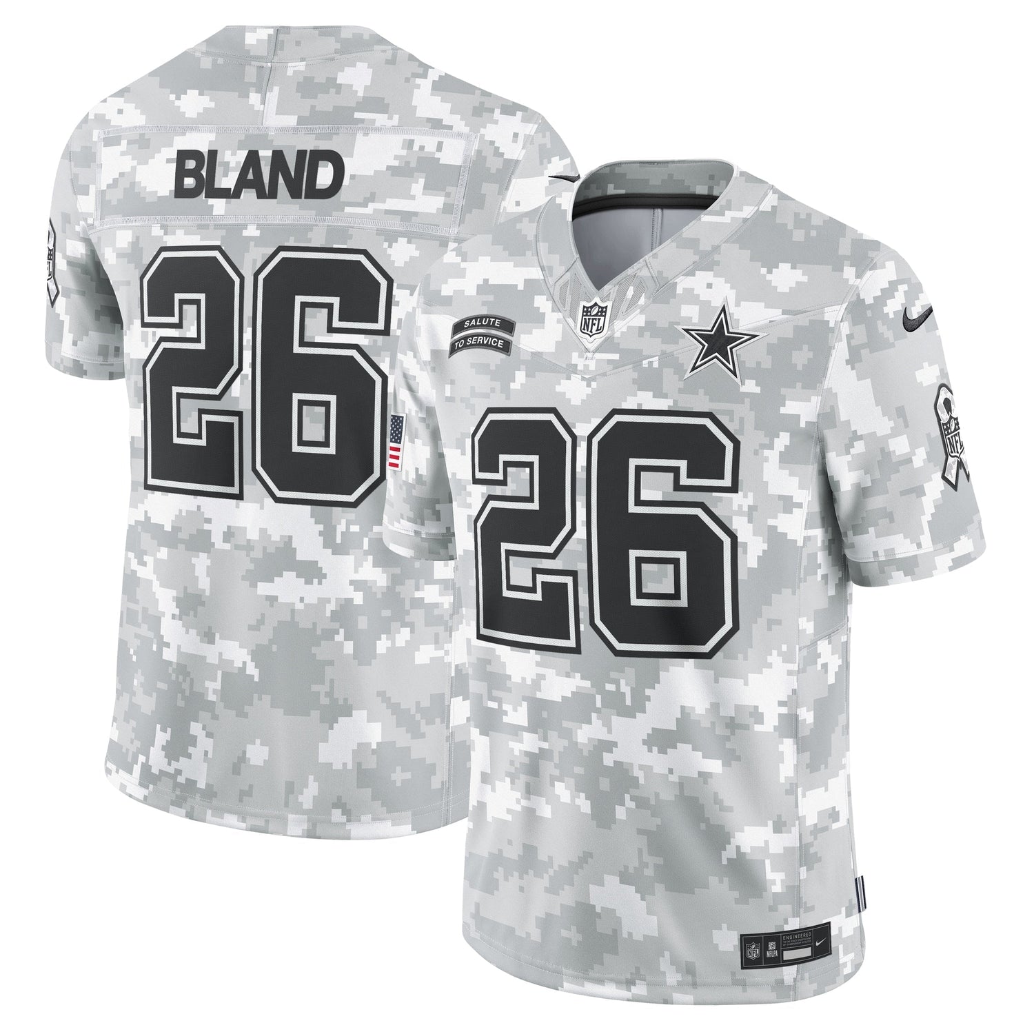 DaRon Bland Dallas Cowboys Nike 2024 Salute to Service Limited Jersey - Arctic Camo