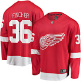 Christian Fischer Detroit Red Wings   Home Breakaway Jersey - Red