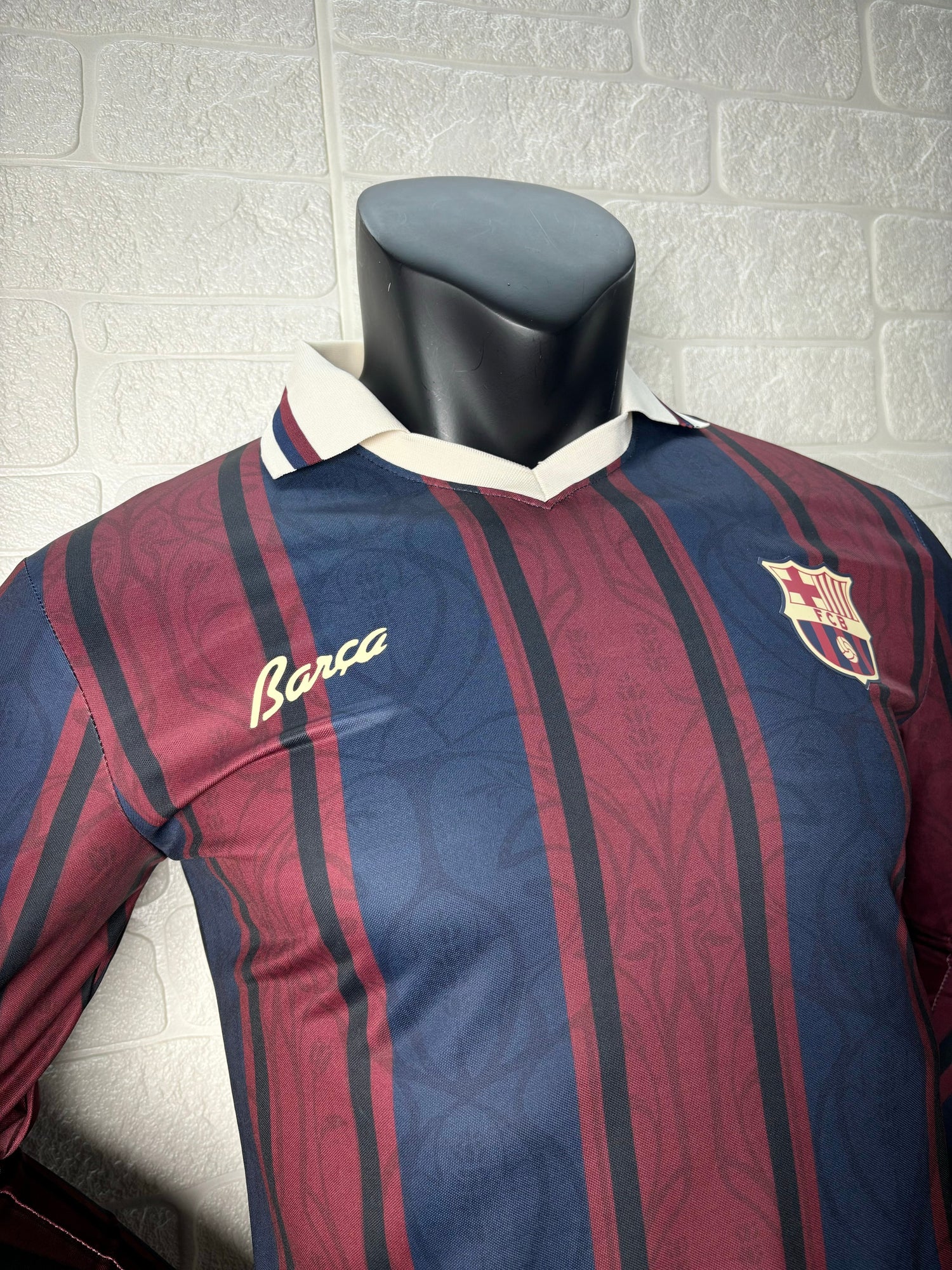 2025-26 Barcelona 125th Anniversary Player Version Long Sleeve