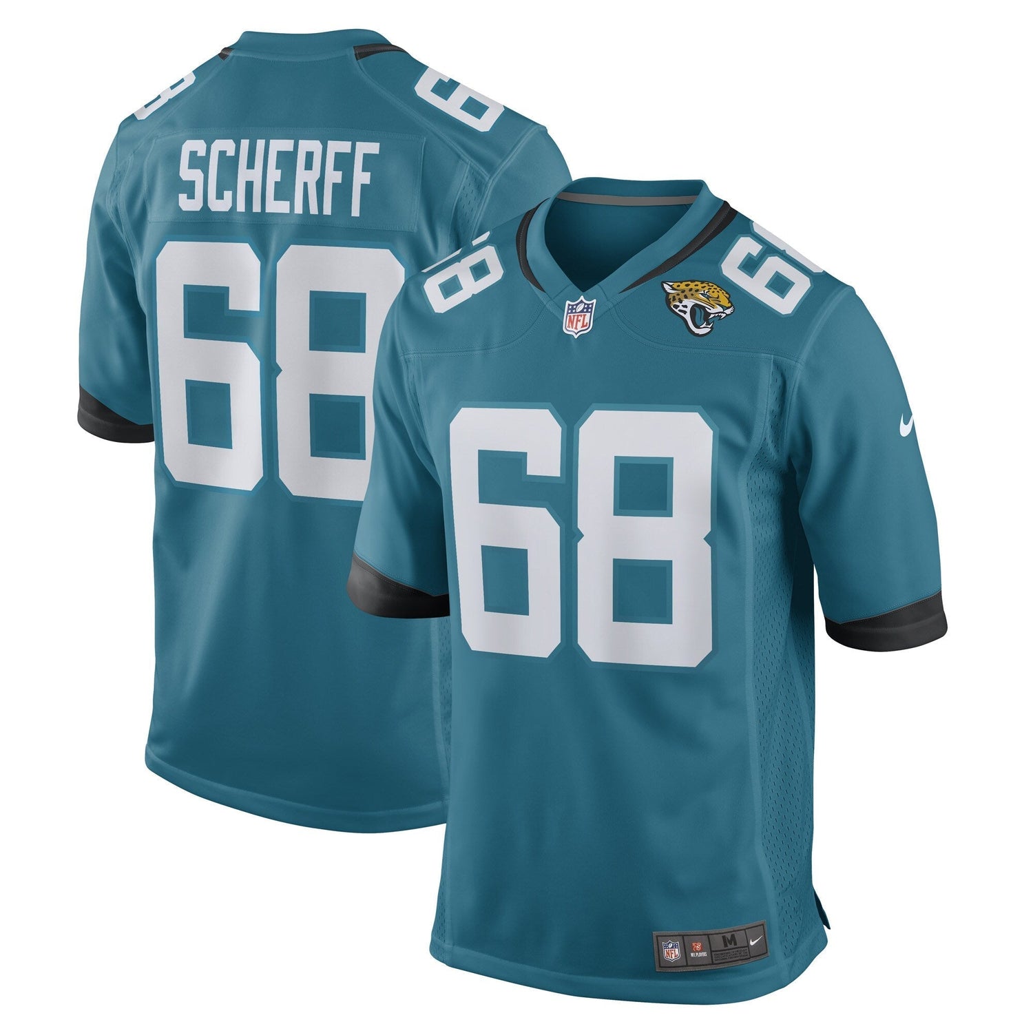 Brandon Scherff Jacksonville Jaguars Nike Game   Jersey - Teal