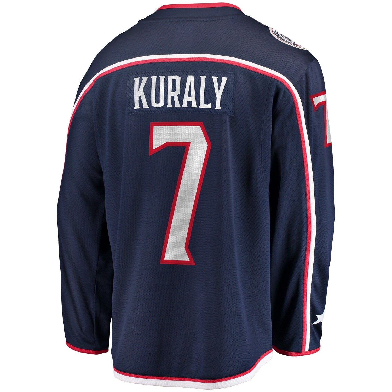 Sean Kuraly Columbus Blue Jackets   Home Breakaway  Jersey - Navy