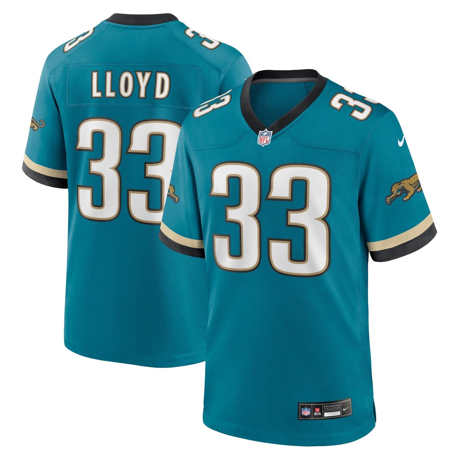 Devin Lloyd Jacksonville Jaguars Nike Prowler Throwback   Game Jersey - Teal