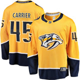 Alexandre Carrier Nashville Predators   Premier Breakaway  Jersey - Gold