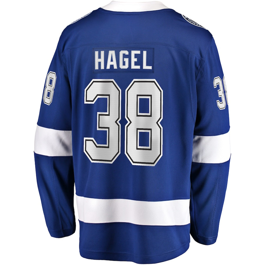 Men's Tampa Bay Lightning Brandon Hagel Fanatics Blue Home Breakaway Player Jersey